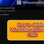 How to Delete a Service in Windows 11 Using CMD