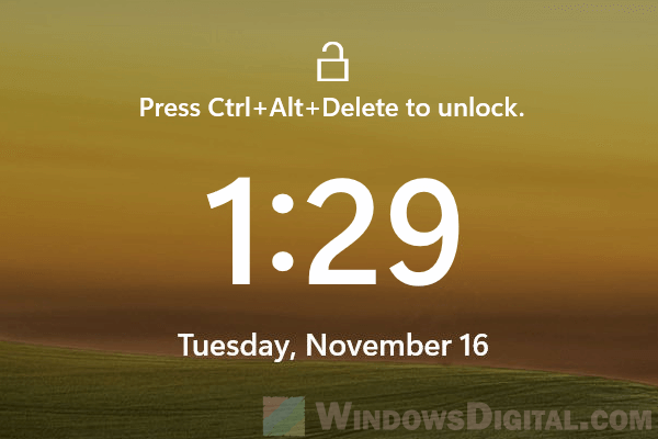 How to Disable CTRL+ALT+DEL in Windows 11