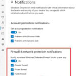 How to Disable Firewall Notifications in Windows 10