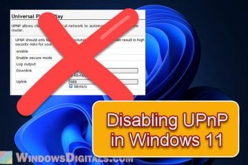 How to Disable UPnP in Windows 11