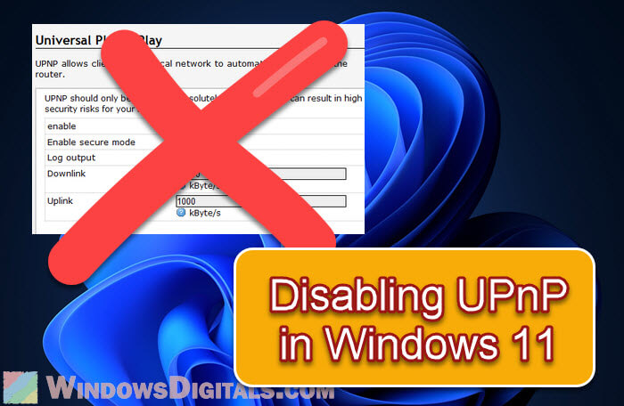 How to Disable UPnP in Windows 11