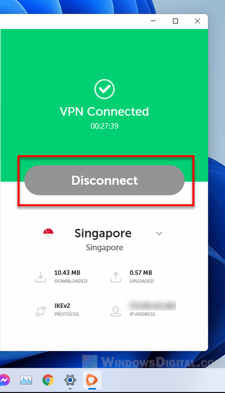 How to Disable VPN in Windows 11