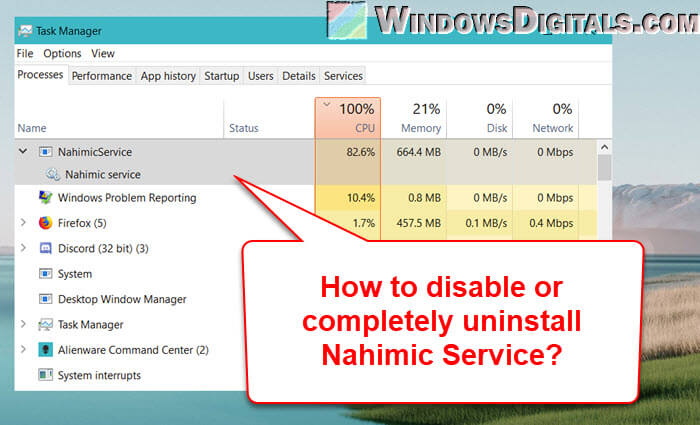 How to Disable or Uninstall Nahimic Service in Windows 11 or 10