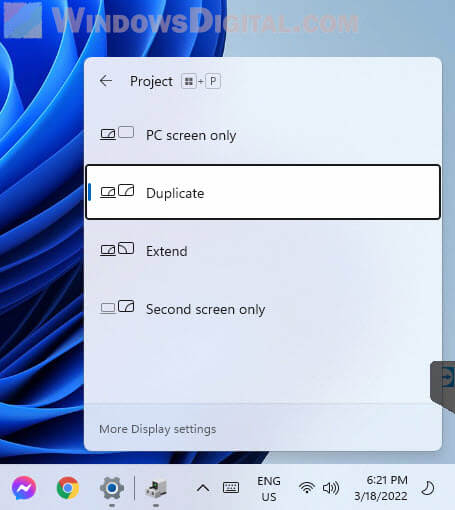 How to Duplicate Mirror Screen Windows 11