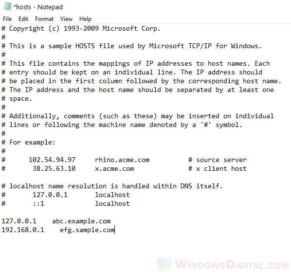 How to Edit Hosts File in Windows 10