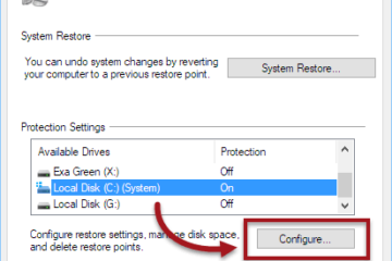 How to Enable System Restore in Windows 10