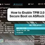 How to Enable TPM 2.0 and Secure Boot on ASRock