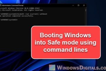 How to Enter Safe Mode Using Command Prompt in Windows 11