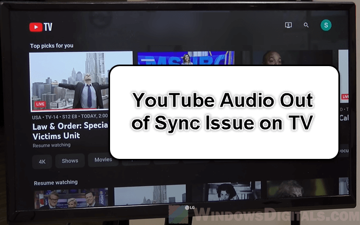 How to Fix Audio Out of Sync Issue on TV with YouTube