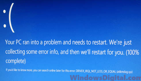 How to Fix Blue Screen With Sad Face Windows 10 computer