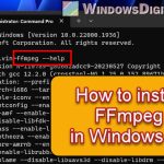 How to Install FFmpeg in Windows 11 for Python