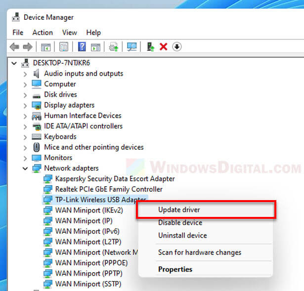 How to Install or Update Driver in Windows 11