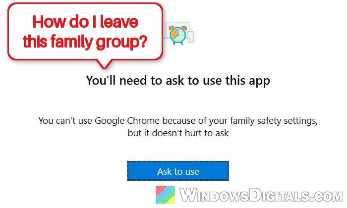 How to Leave a Microsoft Family Group as a Child Account