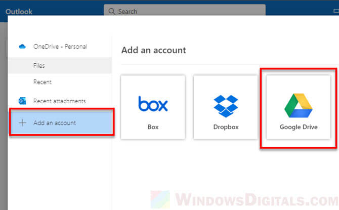 How to Link Google Drive with Outlook Email