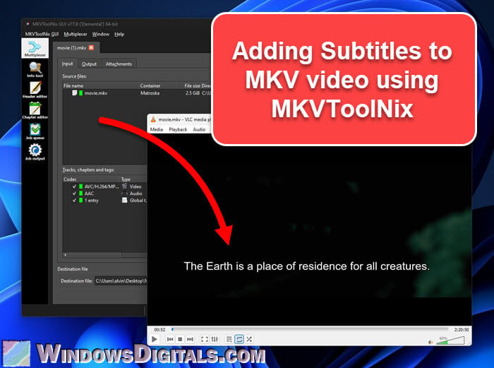 How to Merge SRT Subtitles with MKV