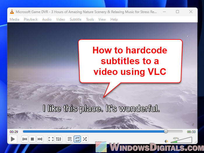 How to Merge Subtitles With Video Permanently Using VLC