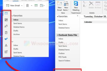 How to Move Outlook Navigation Pane to Bottom
