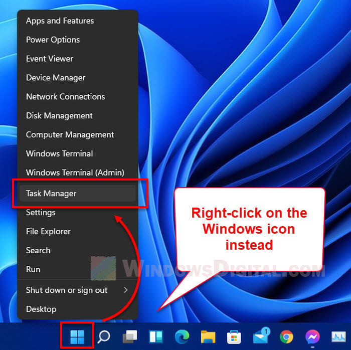 How to Open Task Manager From Taskbar in Windows 11