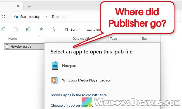 How to Open .pub Files Without Microsoft Publisher on Windows 11