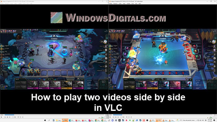 How to Play Two Videos Side by Side in VLC Media Player