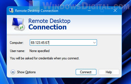 How to Remote Desktop Over The Internet in Windows 11