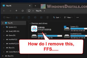 How to Remove Baidu Wangpan Shortcut from This PC