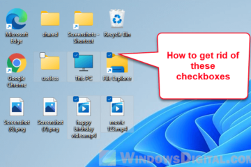 How to Remove Checkboxes From Icons in Windows 11