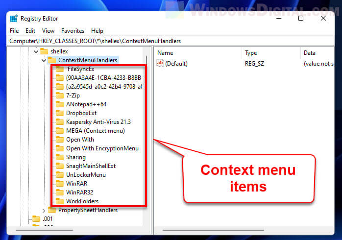 How to Remove Items from Right-Click Menu in Windows 11