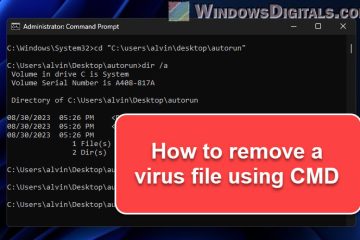 How to Remove Virus Using CMD in Windows 11 or 10