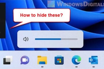 How to Remove or Hide the Volume Bar in Windows 11