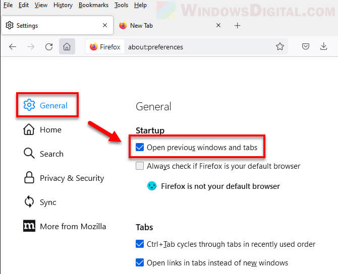 How to Restart Firefox Browser Without Losing Tabs