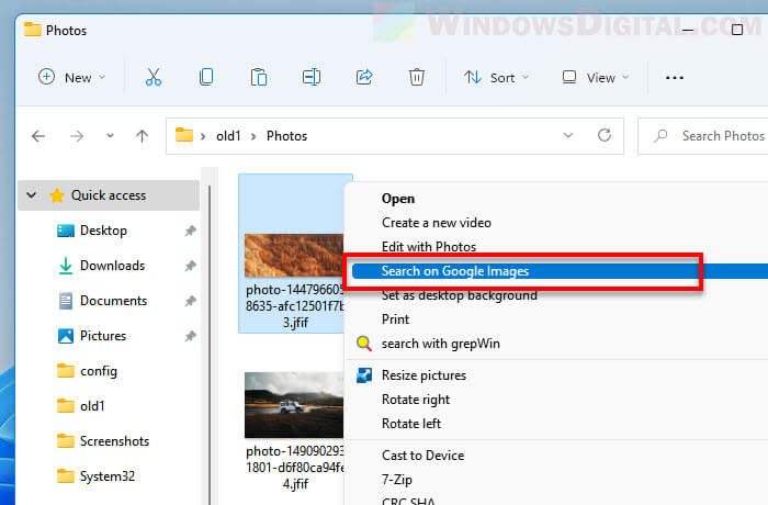 How to Reverse Image Search on Windows 11
