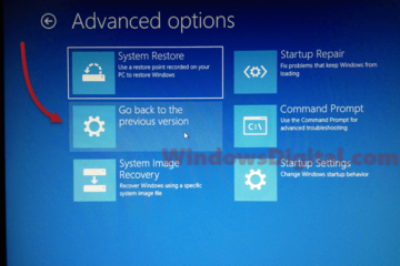 How to Roll Back Windows 10 update in safe mode