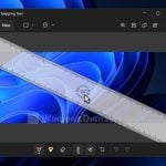How to Rotate Ruler in Snipping Tool