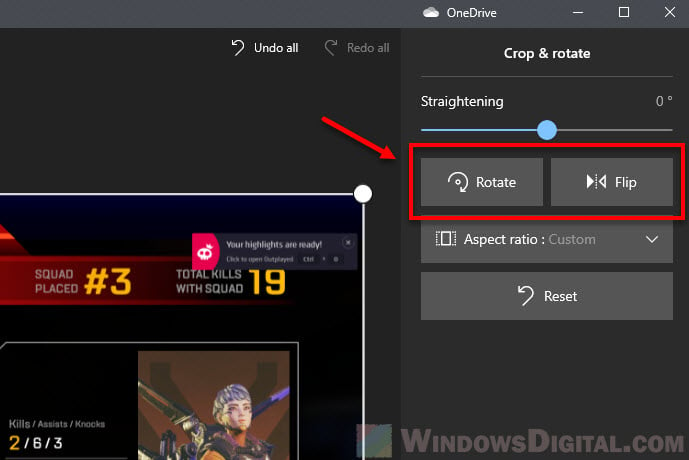 How to Rotate an Image in Windows 10