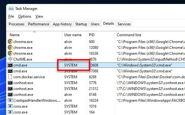 How to Run CMD as SYSTEM user Windows 11