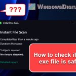 How to Scan an .exe File for Virus