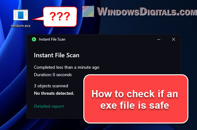 How to Scan an .exe File for Virus