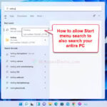 How to Search for Files in Windows 11 Start Menu Search