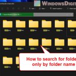 How to Search for Folders Only by Name in Windows 11