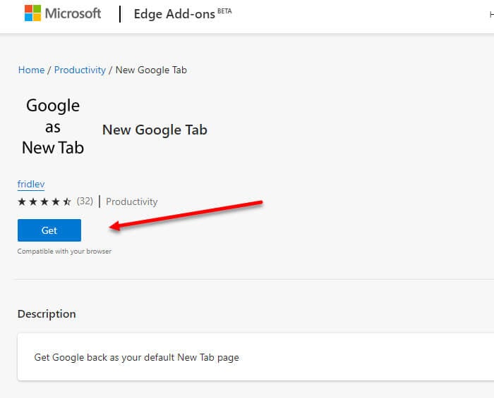 How to Set New Tab Page to Google in Microsoft Edge