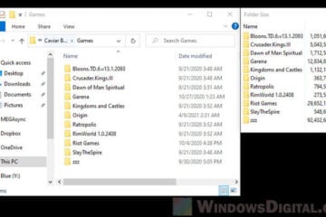 How to Show Folder Size in Windows 10 File Explorer