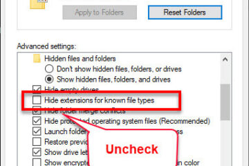 How to Show Hidden File Name Extensions in Windows 10 File Explorer