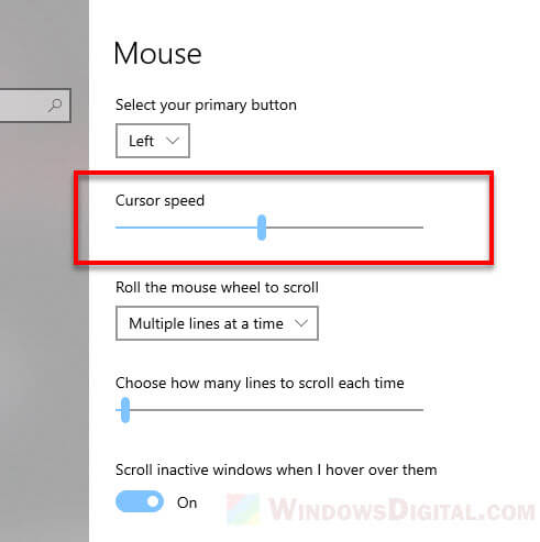 How to Slow Down Your Mouse Speed in Windows 10