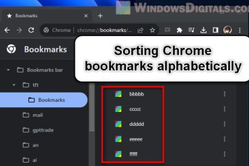 How to Sort Bookmarks in Alphabetical Order in Chrome