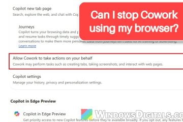 How to Stop Copilot Cowork from Taking Actions on Its Own in Windows 11
