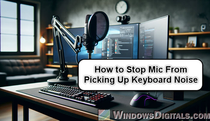 How to Stop Mic From Picking Up Keyboard Noise
