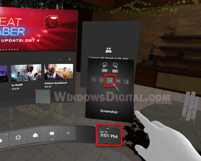 How to Take Screenshot on Oculus Rift S