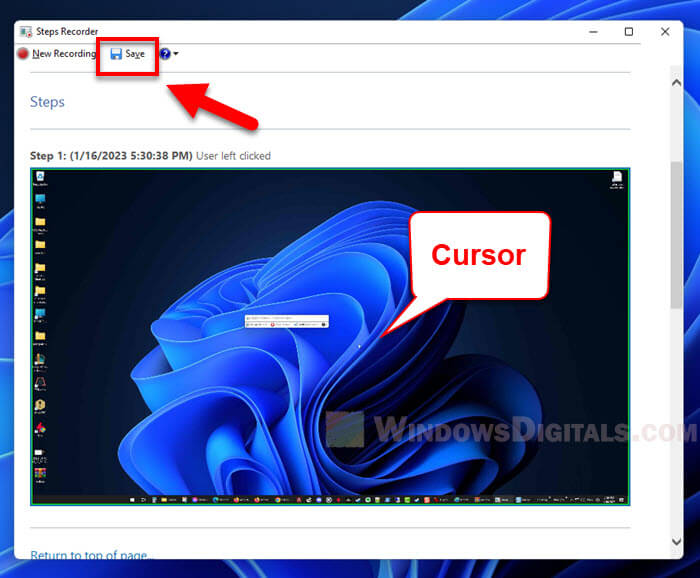 How to Take a Screenshot Showing Cursor Windows 11