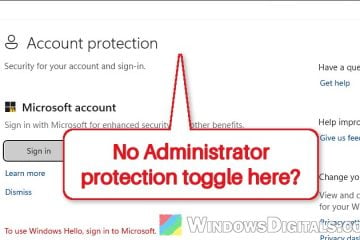 How to Turn On Administrator Protection in Windows 11 if the Toggle Is Missing